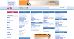 Desktop Screenshot of hakukoneet.starttis.fi