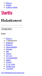 Mobile Screenshot of hakukoneet.starttis.fi